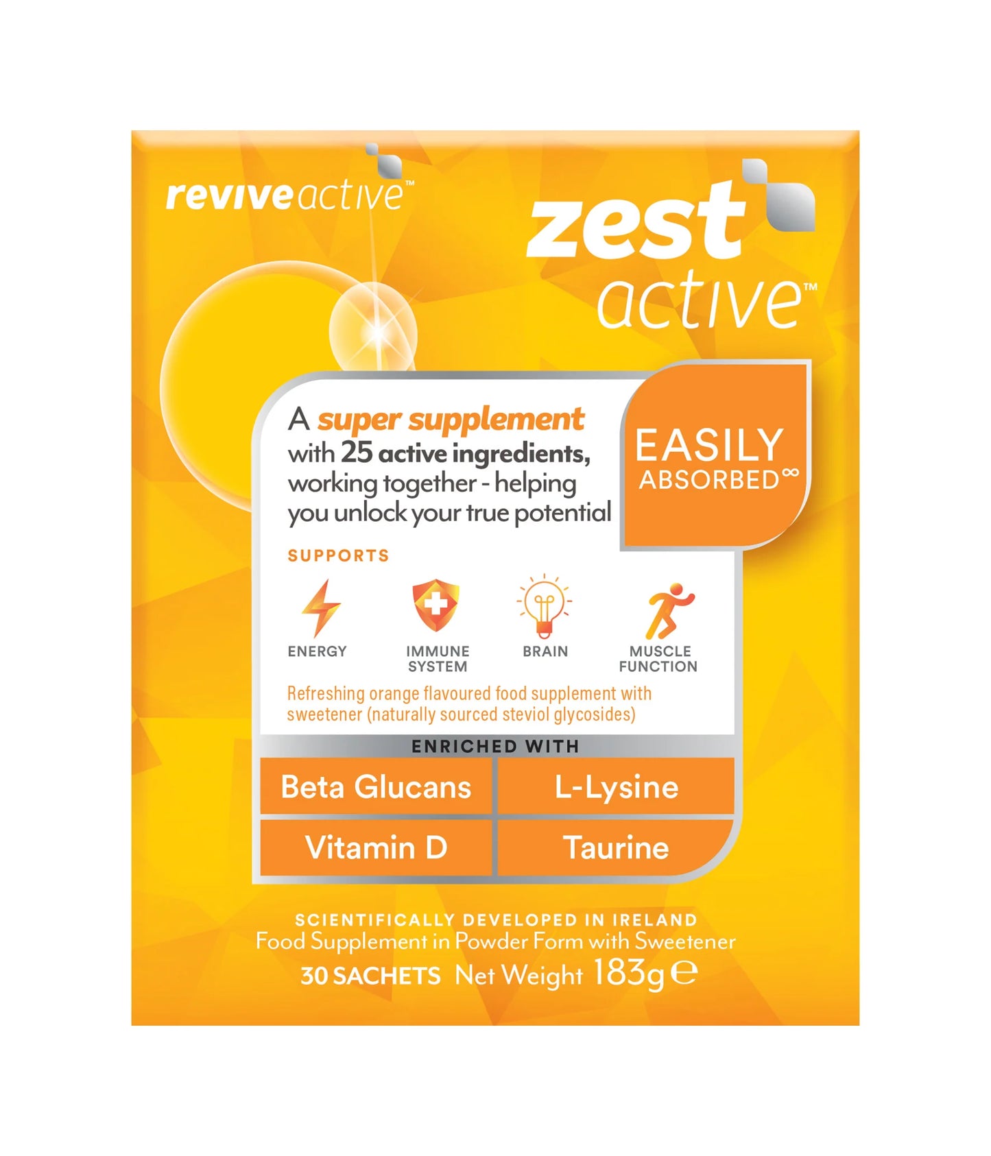 Revive Zest Active 30Day Box Orange