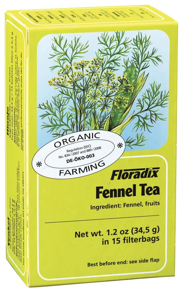 Floradix Organic Fennel Tea (15 Teabags)