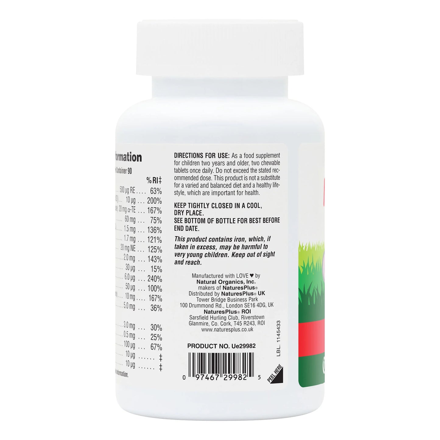 Nature's Plus Animal Parade® Multivitamin Children's Chewables - Assorted 180 pcs