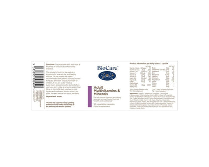 BC Adult Multivitamins & Minerals (90cps)