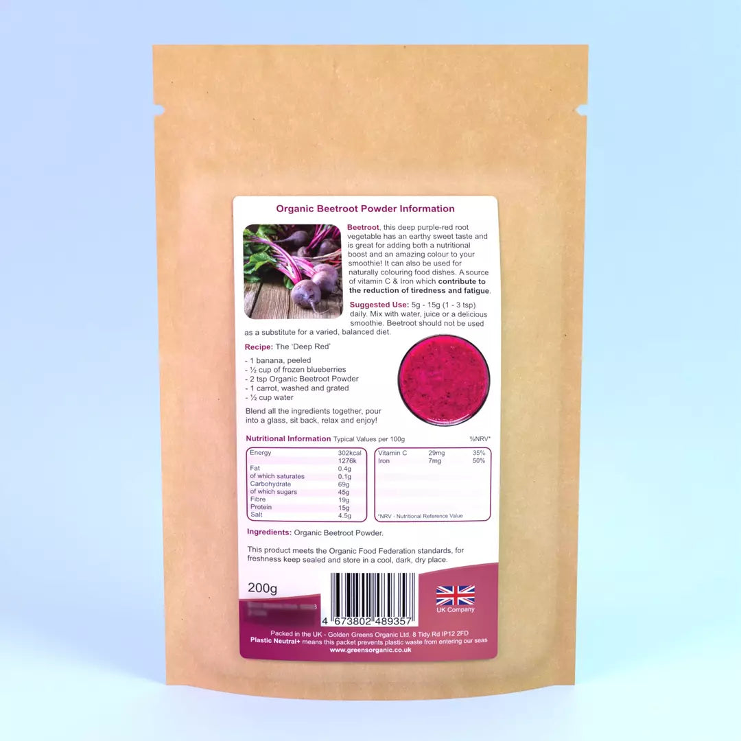 Golden Greens Beetroot Powder