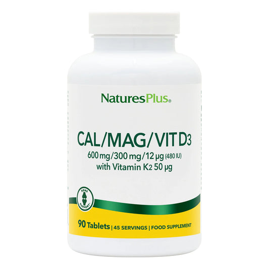 Nature's Plus Calcium/Magnesium/Vitamin D3 with K2