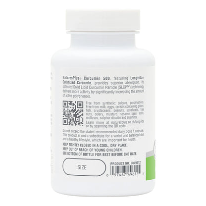Nature's Plus PRO Curcumin Longvida® 500 MG 30 Capsules