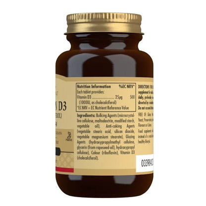 Solgar Vit D3 1000IU 90 Tablets