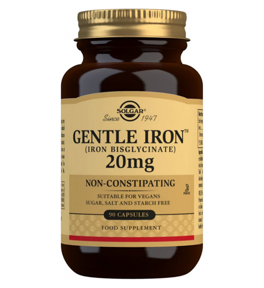 Solgar Gentle Iron 20mg 90 Capsules