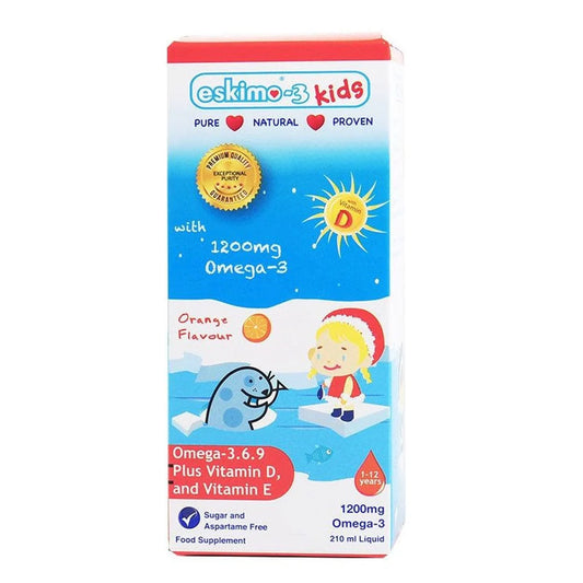Eskimo Kids Omega 3/6 Vit A/D Flav 210ml