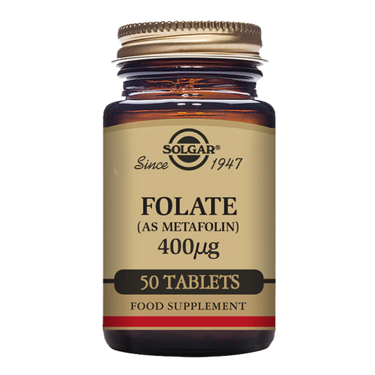 Solgar Folate 400MCG 50 Tablets