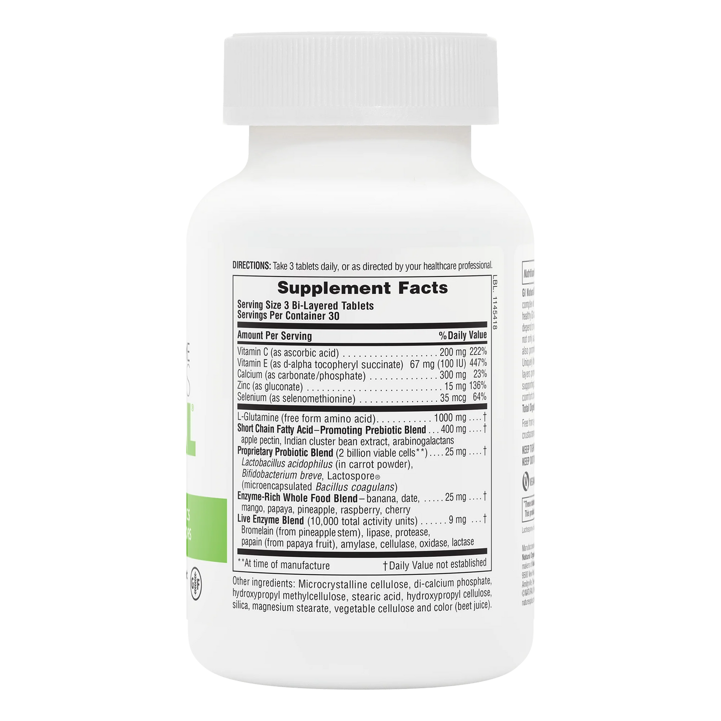 Nature's Plus GI Natural® Bi-Layered Tablets
