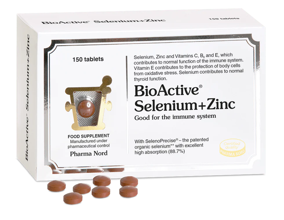 Pharmanord Bioactive Selenium + Zinc 150 Tablets