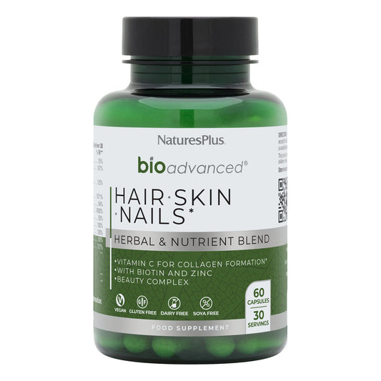 Nature's Plus BioAdvanced Hair, Skin and Nails 60 Capsules