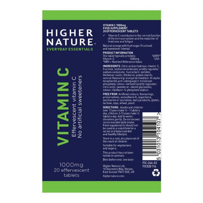Higher Nature Vitamin C  Effervescent