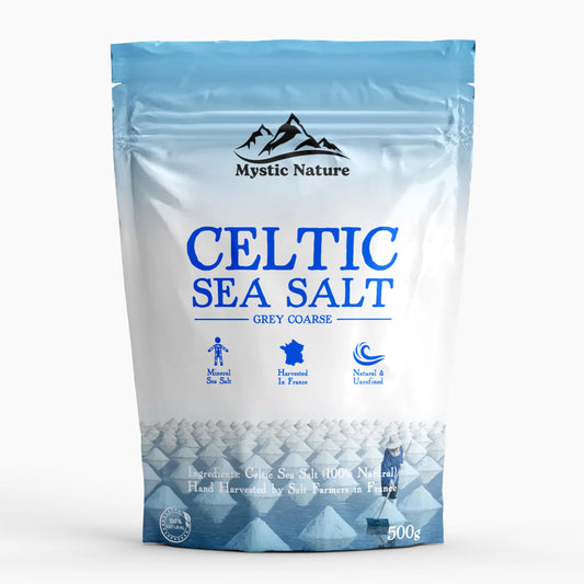 Mystic Nature Celtic Sea Salt - Coarse POUCH 500g