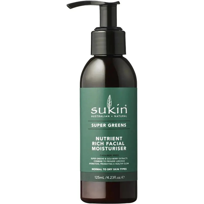 Sukin Super Greens Facial Moisturiser 125ml