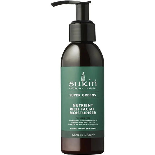 Sukin Super Greens Facial Moisturiser 125ml