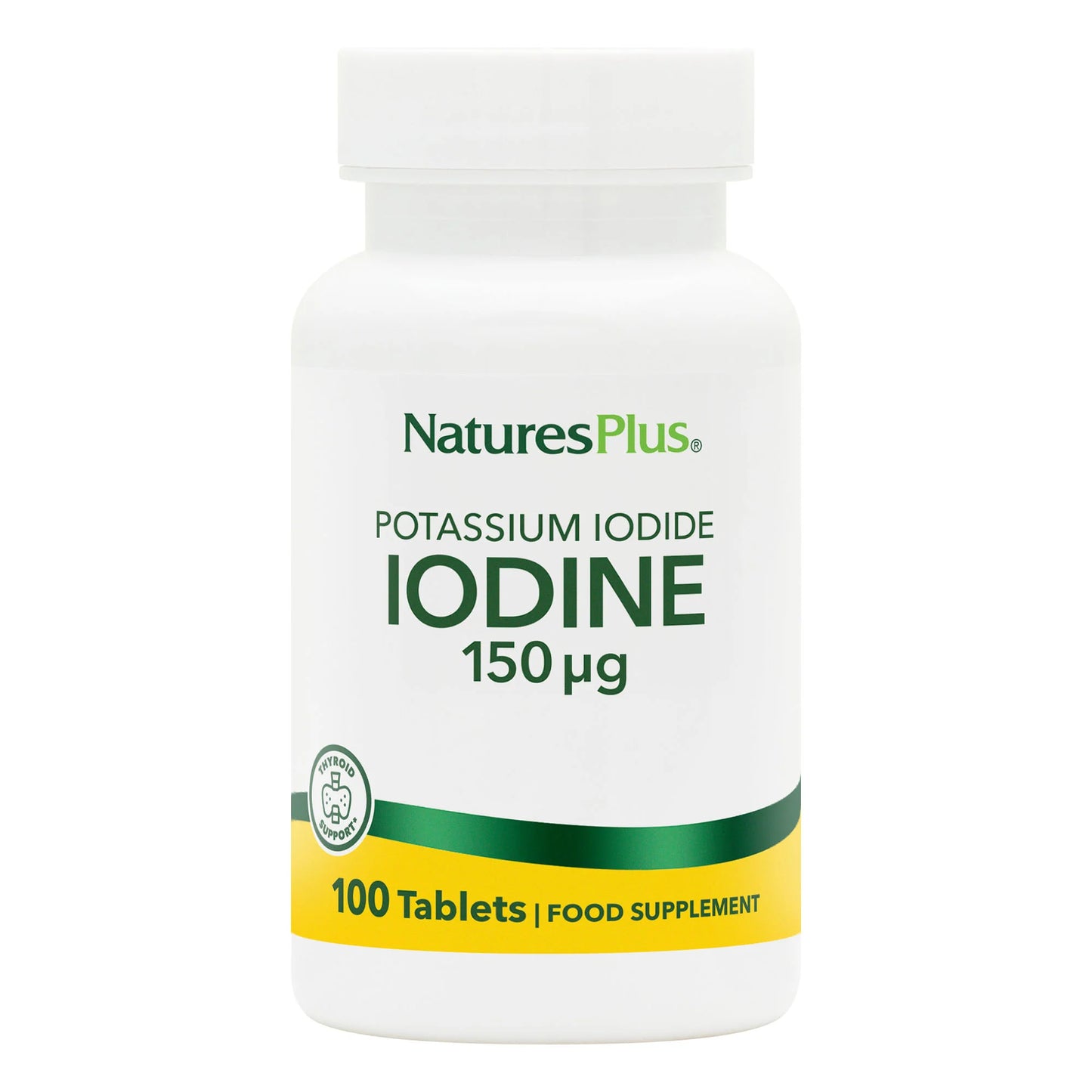 Nature's Plus Potassium Iodide 150 μg Iodine Tablets
