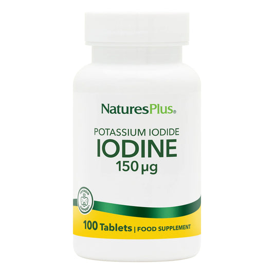 Nature's Plus Potassium Iodide 150 μg Iodine Tablets