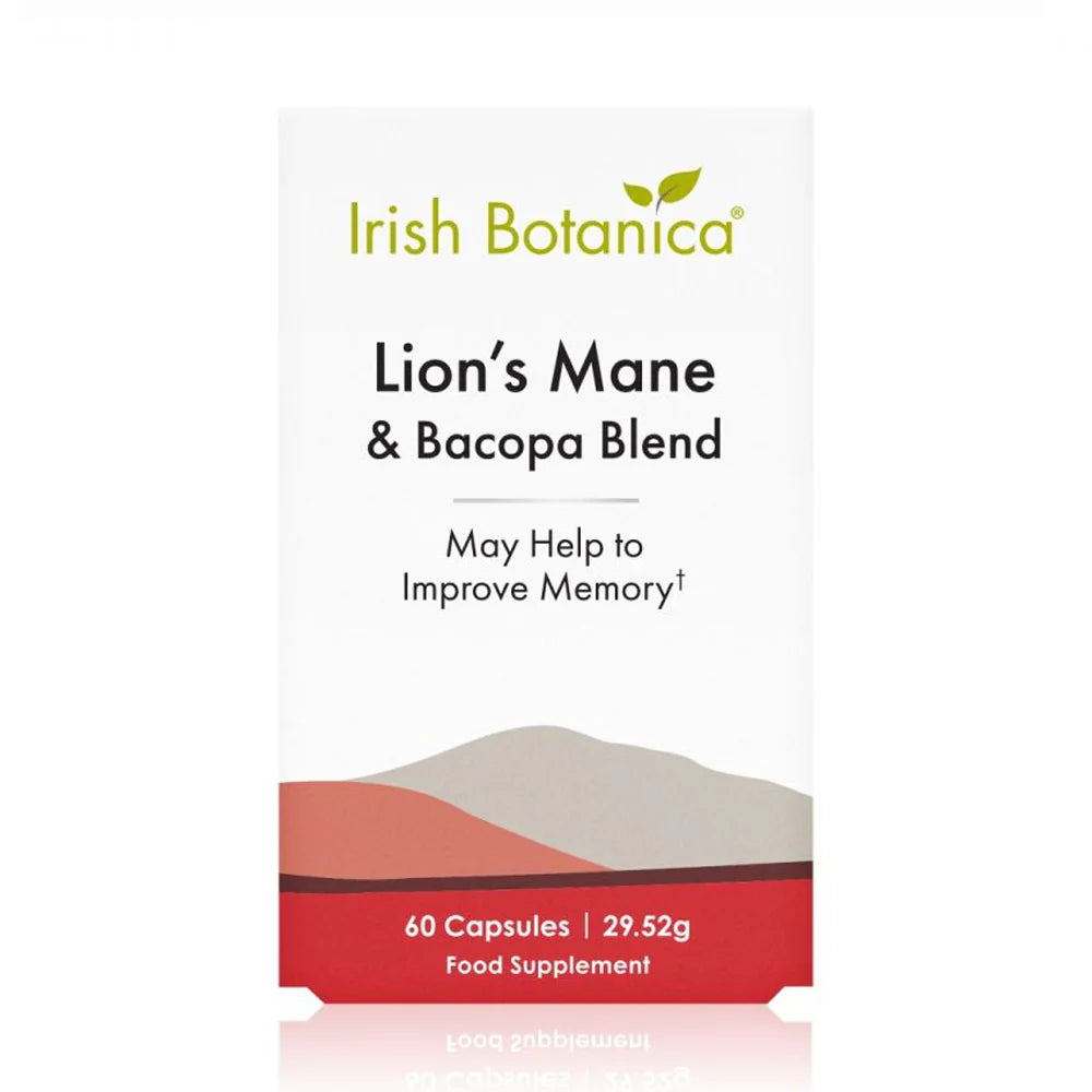 Irish Botanica Lions Mane Bacopa Blend