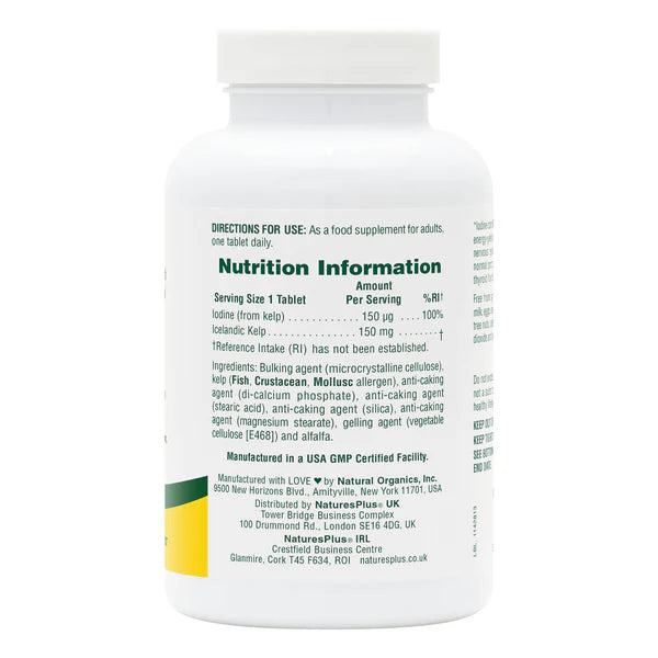 Nature's Plus Kelp Tablets