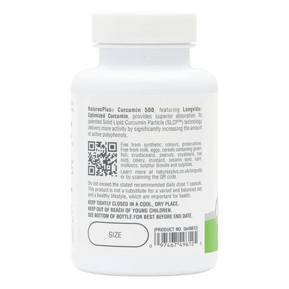 Nature's Plus PRO Curcumin Longvida® 500 MG 60 Capsules