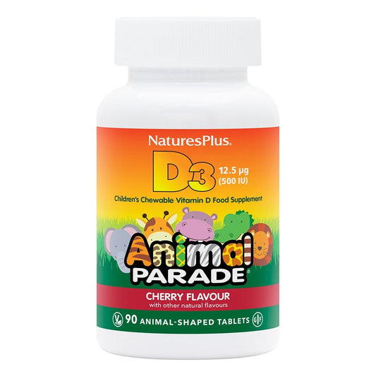 Animal Parade Vitamin D3 500 IU 90 CHEWABLE Tablets