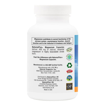 Nature's Plus Magnesium 120 Capsules