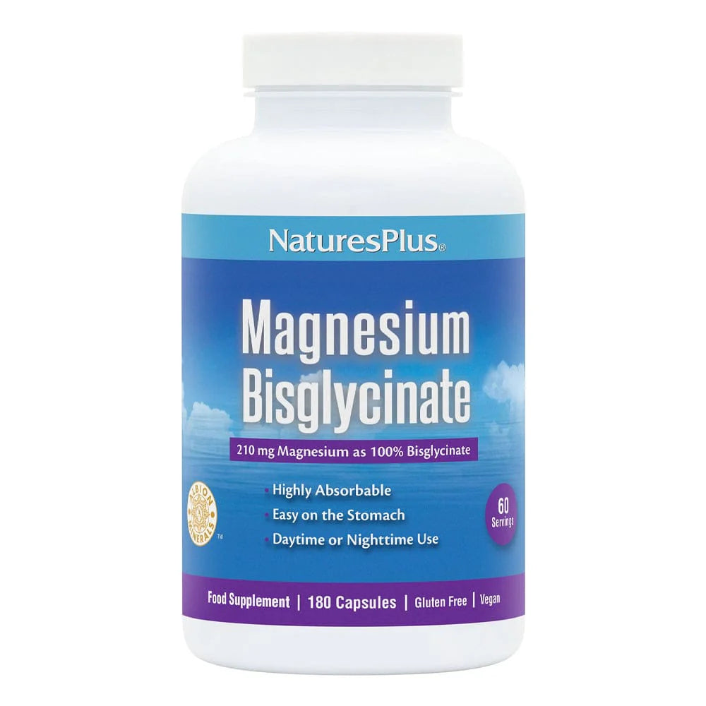 Nature's Plus Magnesium Glycinate 180 Capsules