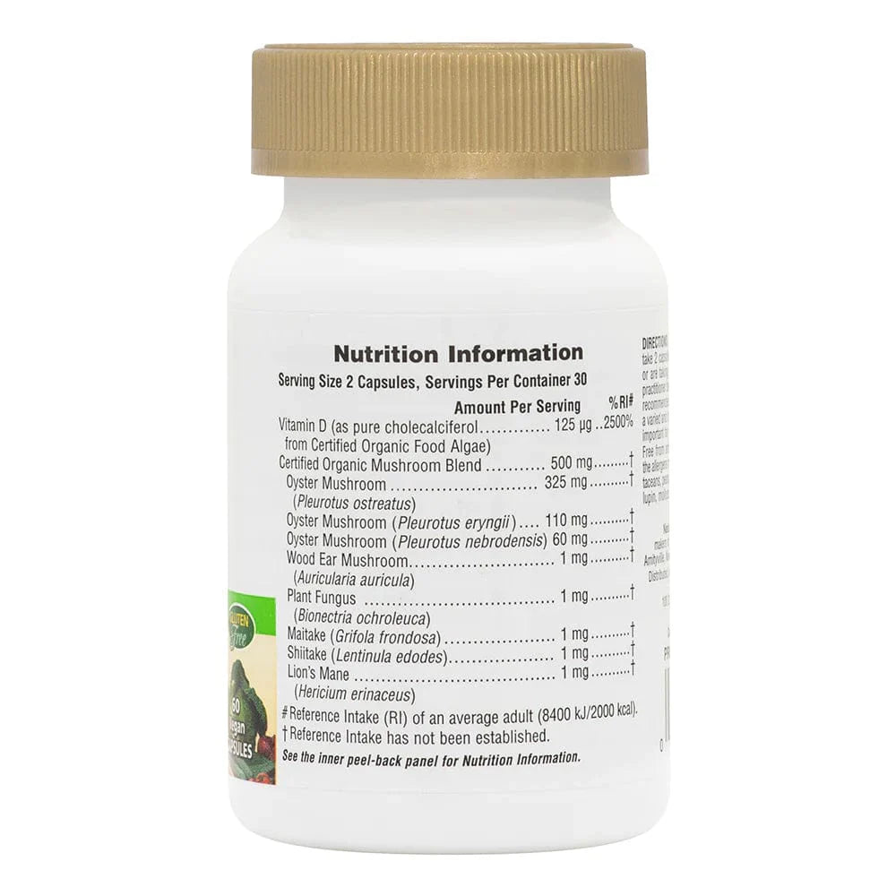 Source Of Life Garden Organic Vitamin D3 2500IU  60 Capsules