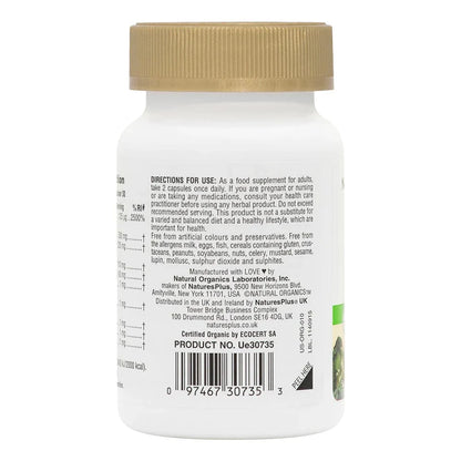Source Of Life Garden Organic Vitamin D3 2500IU  60 Capsules