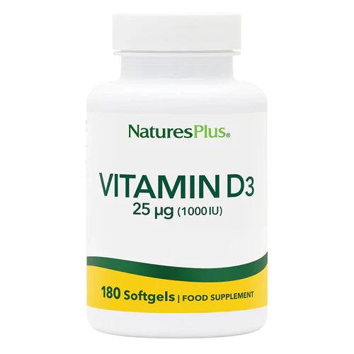 Vitamin D3 1,000 IU 180 Softgels