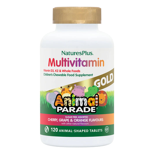 Nature's Plus Animal Parade® GOLD Multivitamin Childrens Chewables - Assorted 120 pcs