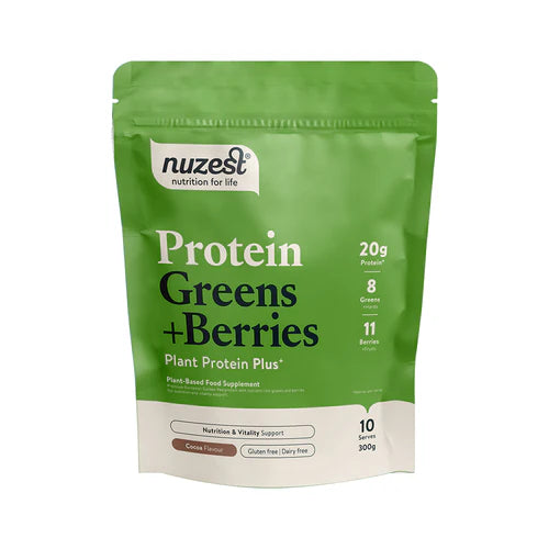 Nuzest Cocoa Protein Greens & Berries 300g