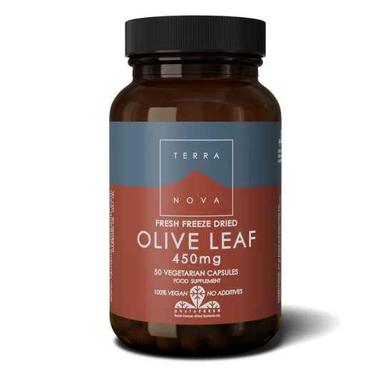 Terra Nova Olive Leaf (Fresh Freeze Dried) 450mg
