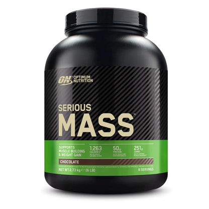 Optimum Nutrition Serious Mass Protein Powder Chocolate 2.73kg