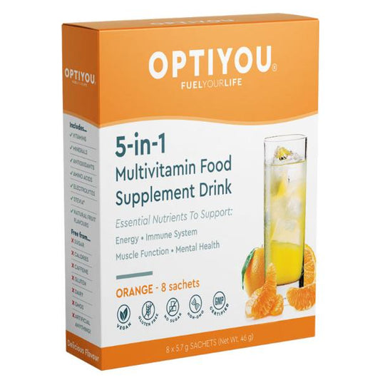 OPTIYOU - 5-in-1 Multivitamin Orange (8ct)