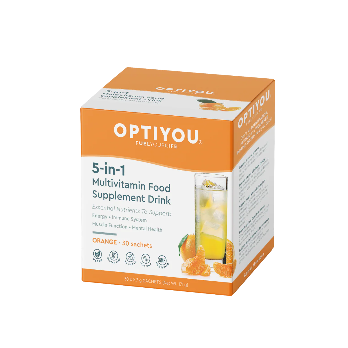 OPTIYOU - 5-in-1 Multivitamin Orange (30ct)