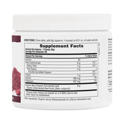Nature's Plus Organic Beetroot Powder