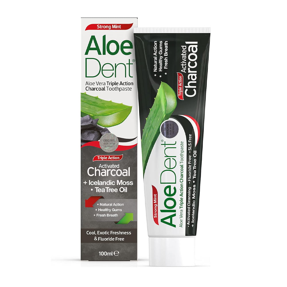 AloeDent Activated Charcoal Toothpaste 100ml
