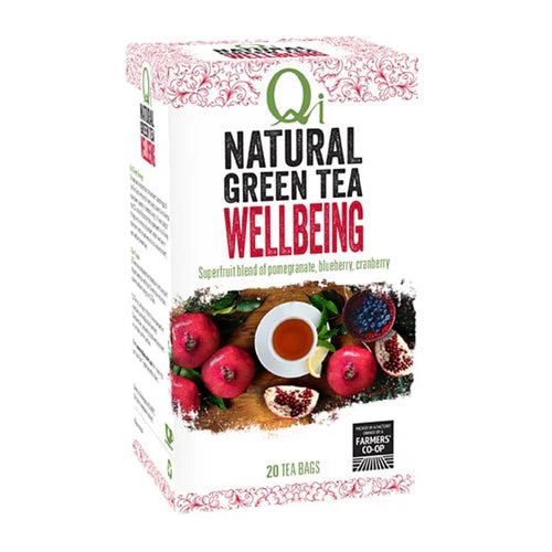Qi Natural Green Tea Wellbeing (20teabags)