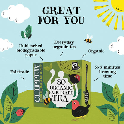 Organic & Fairtrade Everyday 80 Tea Bags