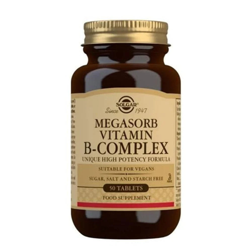 Solgar Megasorb Vitamin B-Complex "50" Tabs 100