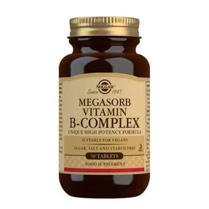Solgar Megasorb Vitamin B-Complex "50" Tabs 100