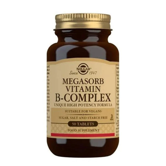 Solgar Megasorb Vitamin B-Complex "50" Tabs 100