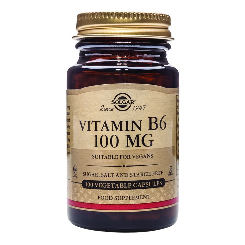 Solgar B6 100 MCG 100 Capsules