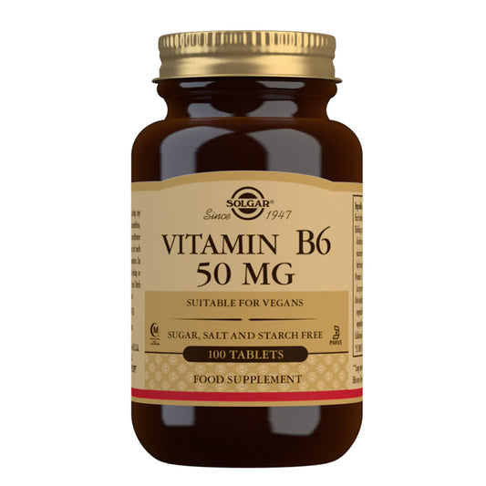 Vitamin B-6 50mg 100 Tablets