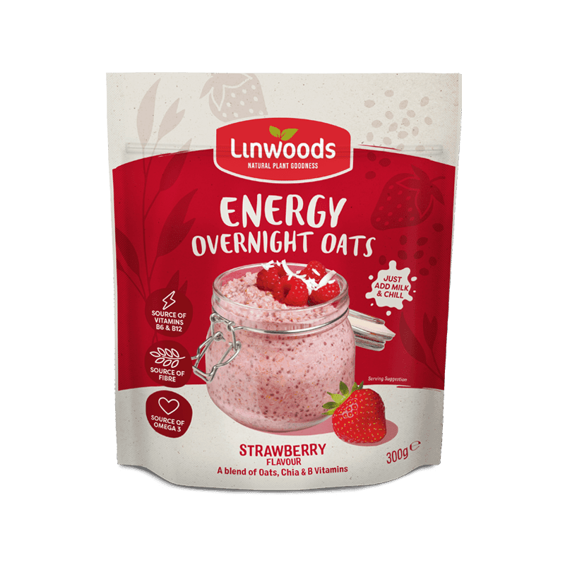 Linwoods Overnight Oats Strawberry