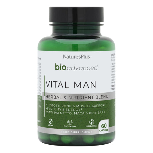 Nature's Plus BioAdvanced Vital Man 60 Capsules