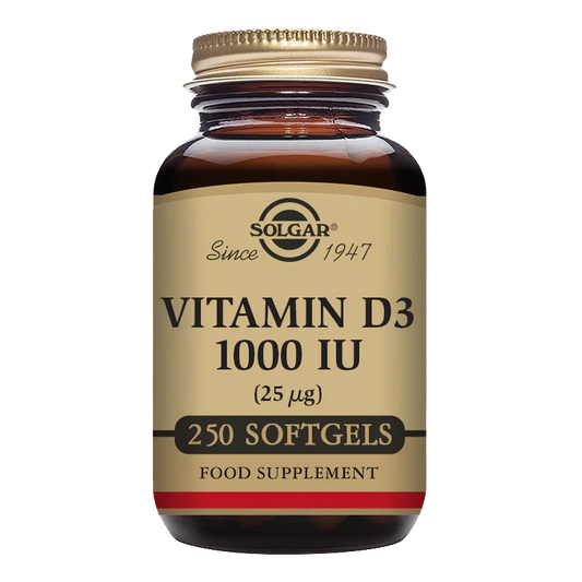 Vitamin D3 1000 IU (25 ug) Softgels