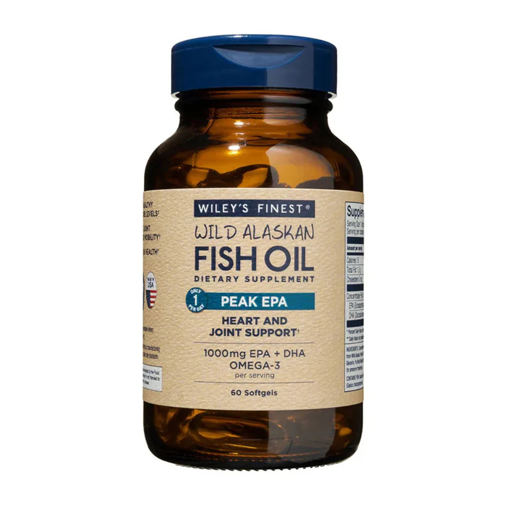 Wiley's Finest Fish Oil Peak EPA 60 Softgels