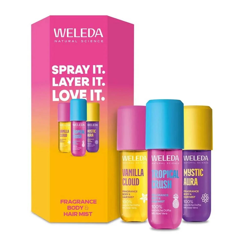 Weleda Hair Body Mist Trio Set