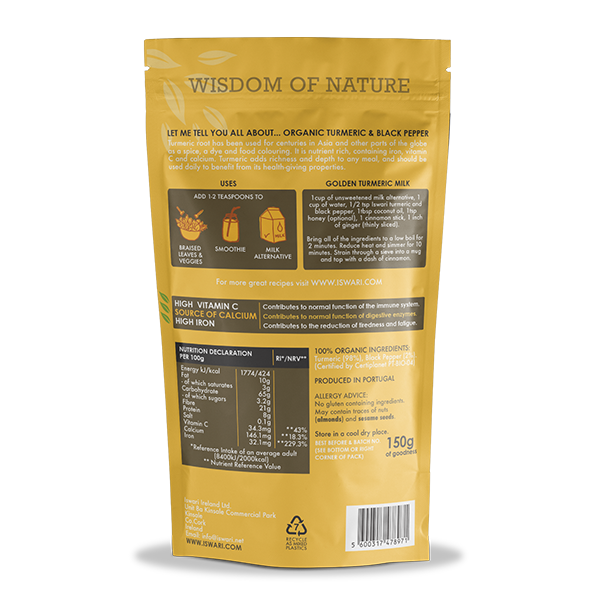 Iswari Tumeric & Black Pepper Powder